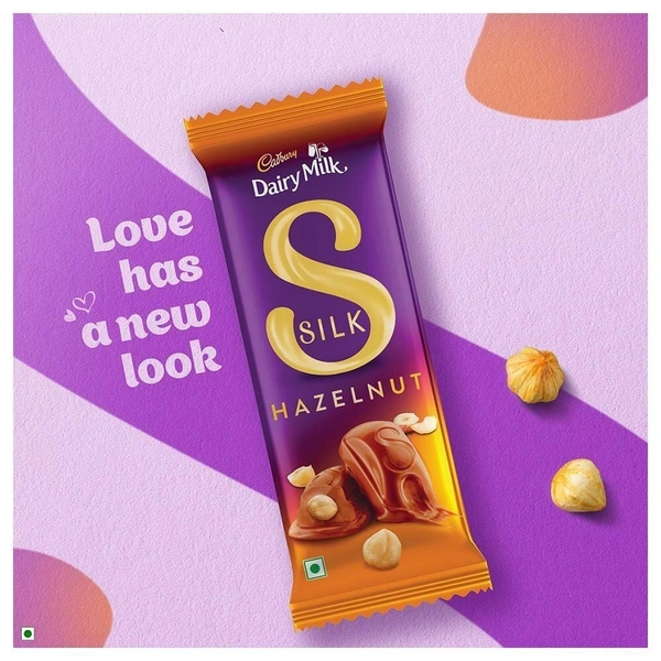 Cadbury Dairy Milk Silk Hazelnut Chocolate Bar Valentine's Gift Pack - 54 g
