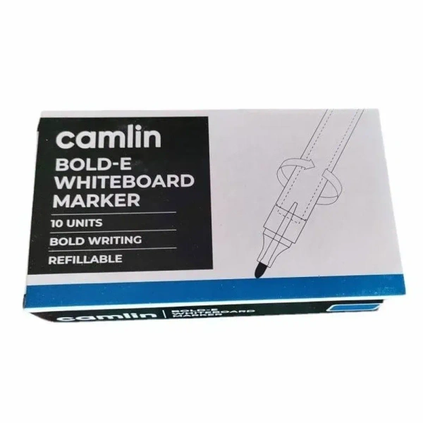 Camlin Bold E Whiteboard Marker, Number of Items/Pack: 10 Units, Size: 2.5mm Line Width 