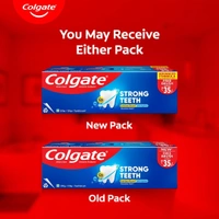 Colgate Strong Teeth Cavity Protection Toothpaste with Amino Shakti - 300g with Free Toothbrush, India's No.1 Toothpaste 8901314765321                                                                    