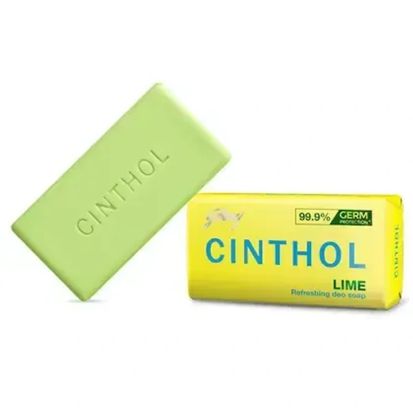 Cinthol Lime Bath Soap 125g (Pack of 3) - 3*125g