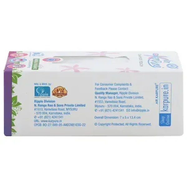 Cycle Air Karpure Camphor Natural Fragrance Car & Home Freshener Pouch 60 g