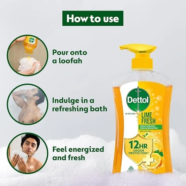 Dettol Lime Fresh Shower Gel [500 ml]