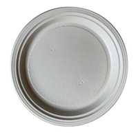 Disposable Plastic Round Plate, Size: 7 Inches 25pcs