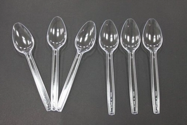 Ruchi & Company Plastic disposable Spoon | Premium Quality - Transparent