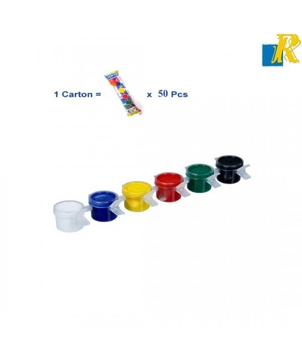 Doms Tempera Color 6 shades 3ml 