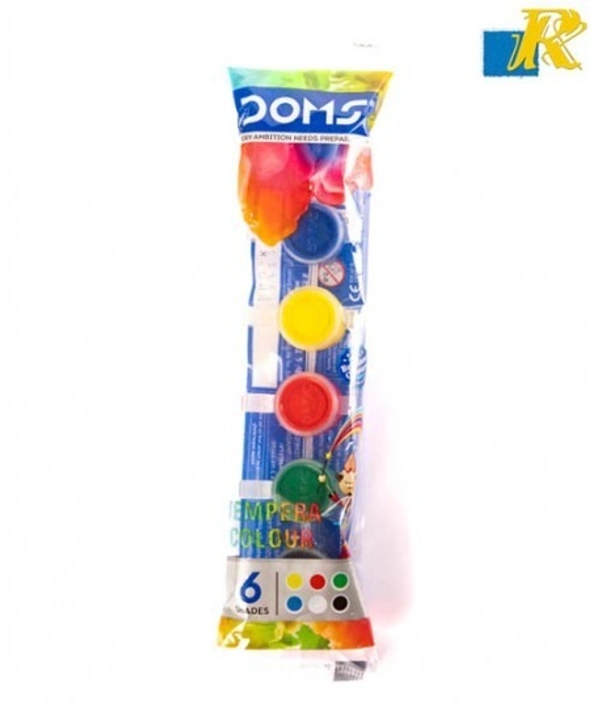 Doms Tempera Color 6 shades 3ml 