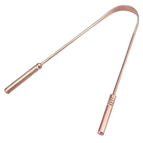 Gubb Tongue CleanGubb Tongue Cleaner with Handle Copperer with Handle CopperGUBB Ayurvedic Copper Tongue Cleaner for Kids & Adults with Ergonomic Handle - Effectively Combats Bad Breath, Enhances Oral Hygiene - Natural Copper Tongue Scraper for Improved Oral Health, Fresher Breath, and Gentle Tongue Cleaning Experience