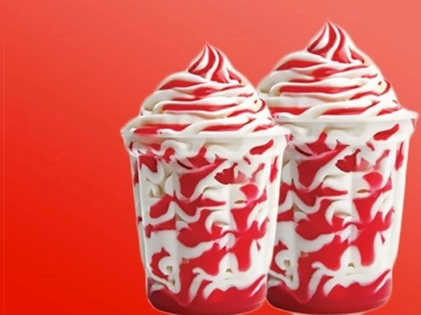 Strawberry Spin Sundae