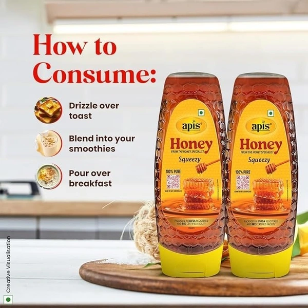 Apis Honey Squeezy 400 gm - 400 gm