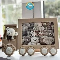 Teddy Bear Cart Photo Frame