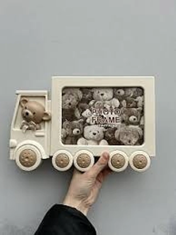 Teddy Bear Cart Photo Frame