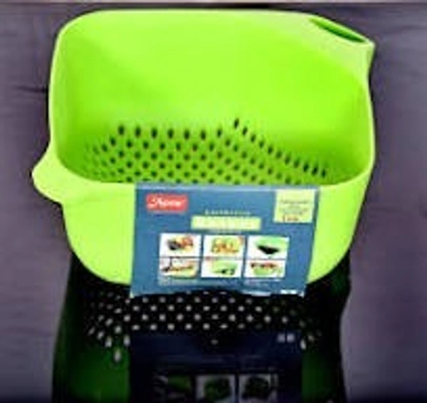 WASH AND STROGE BASKET - Green