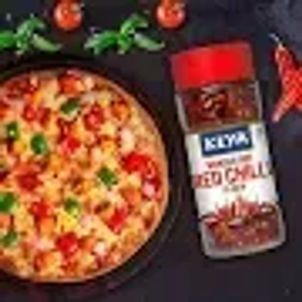 keya wonder hot red chilly flakes - 40 gm