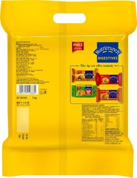 Parle Nutricrunch Classic Wheat Flour Digestive Cookies, 1000 Gram - 1000g