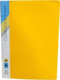 clear display book 20 pocket  (FS) - Green