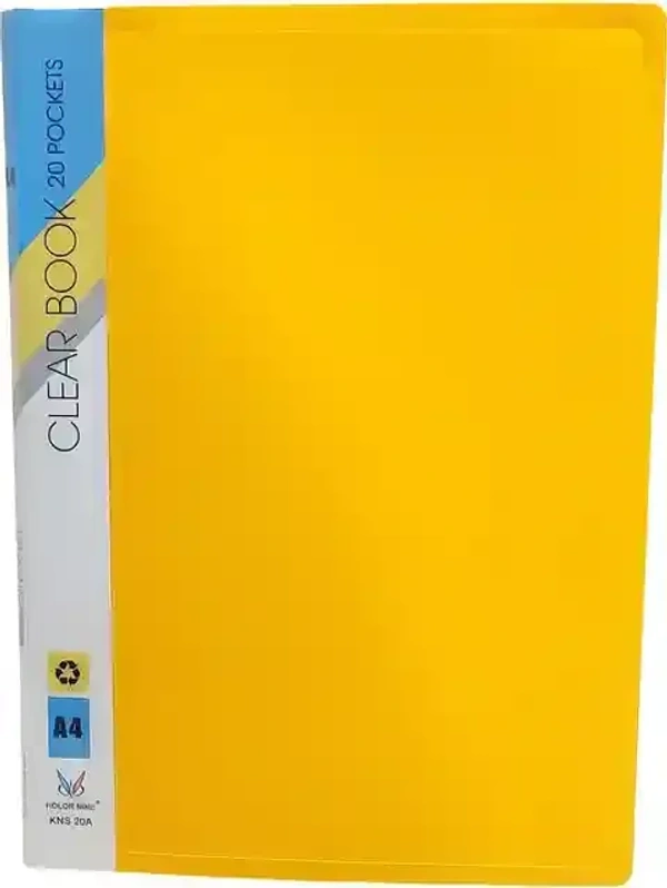 clear display book 20 pocket  (FS) - Green