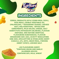 Kurkure Namkeen-Puffcorn (Yummy Cheese) Pouch, 52/55 Gram (Weight May Vary)