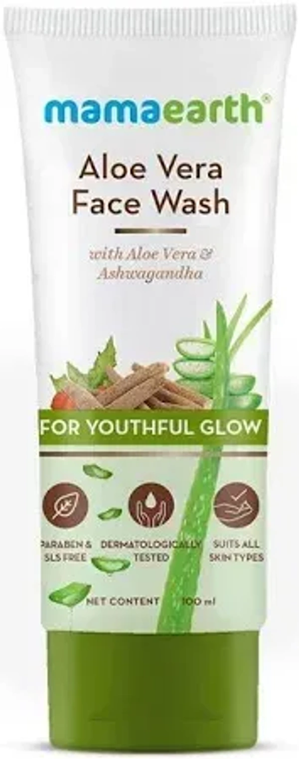 Mama earth  Aloe vera face wash - 100 ml