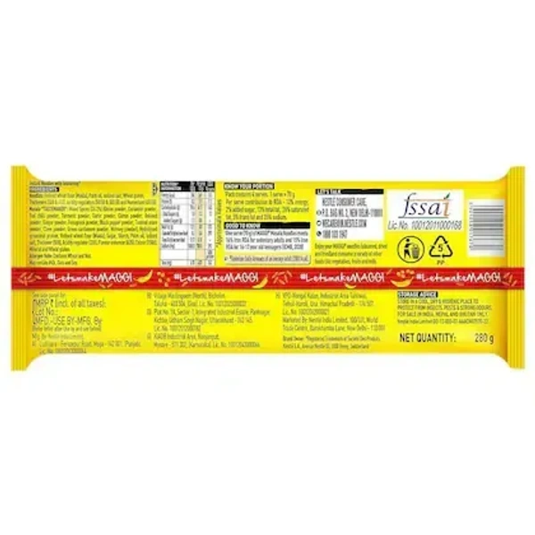 Maggi 2-Minute Masala Instant Noodles 280 g