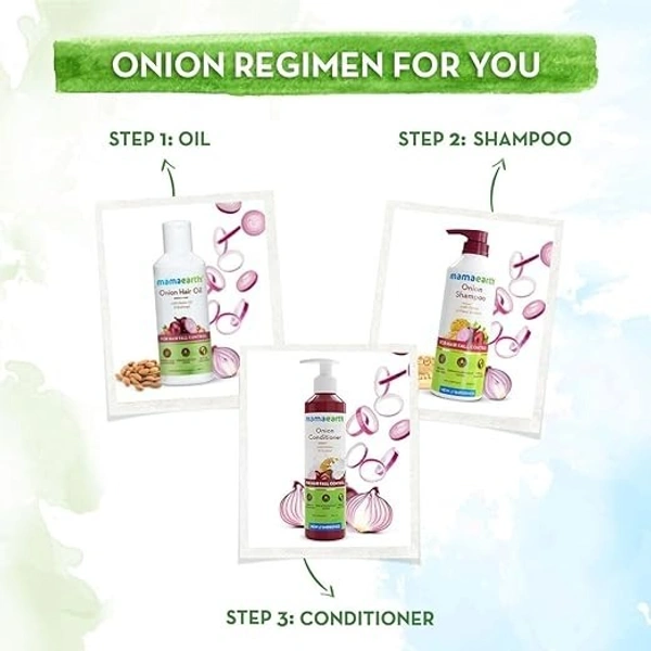 Mamaearth Onion Shampoo For Hairfall Control 600ml