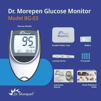 Dr. Morepen BG-03 Gluco One Glucometer Combo, 50 Strips 