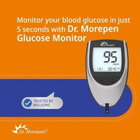 Dr. Morepen BG-03 Gluco One Glucometer Combo, 50 Strips 