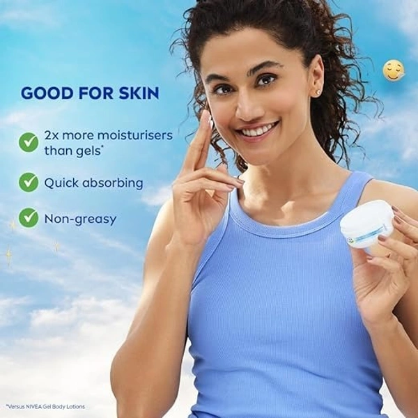 NIVEA Soft Light Moisturizer, 300 ml, for Face, Hand & Body, Non-Greasy Cream with Vitamin E & Jojoba Oil for Instant Hydration