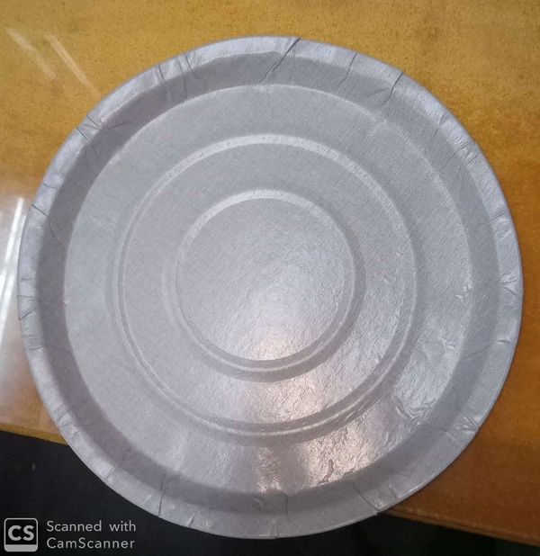 7 Inch Silver Paper Plate 50pcs