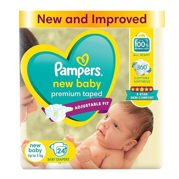 Pampers New Baby Premium Taped