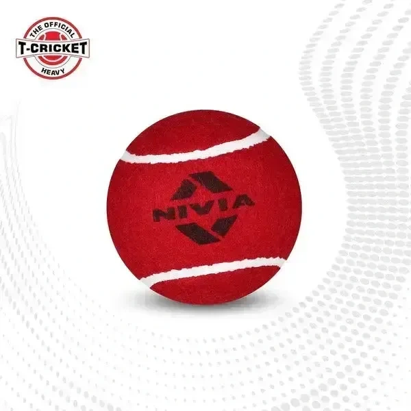 Nivia Heavy tennis Ball (12 Ball) Red - red
