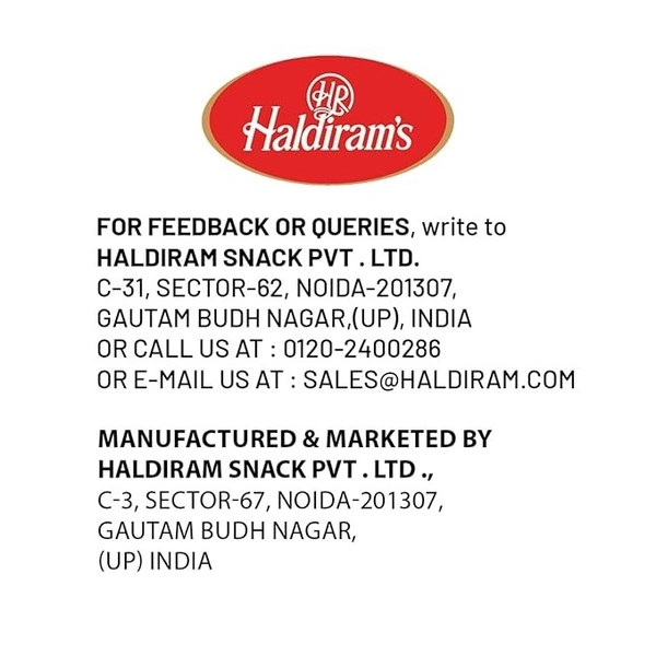 Haldiram's Delhi Snacks - Aloo Bhujia, Crunchy and Tasty Snacks, 1.05Kg Pouch - 1.05kg