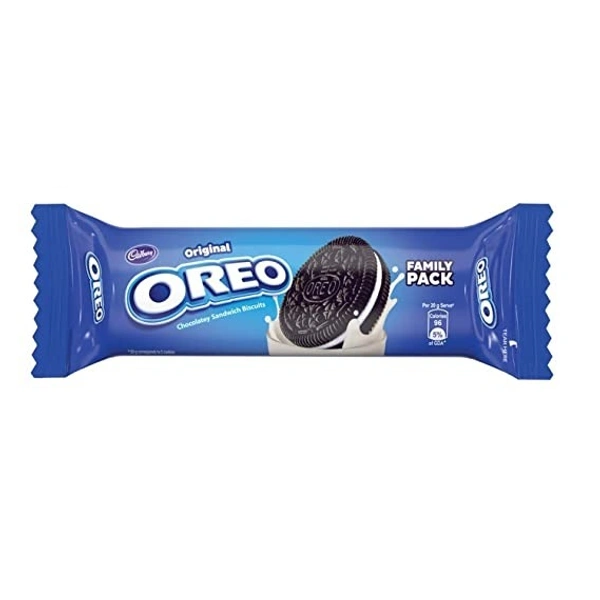 Cadbury Original Oreo Vanilla Cream Biscuit, 120gm