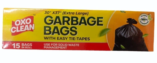 OXO CLEAN GARBAGE BAGS (EXTRA LARGE) 15 BAGS - 30 " X37"