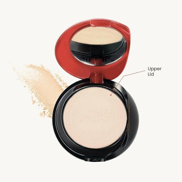 MARS Silky Skin Powder | Compact With Mirror And Powder Puff | Oil And Sweat Control | Long Lasting Compact Powder For All Skin | Natural Finish  - 20 g