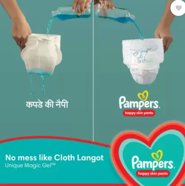 Pampers happy skin pants - L