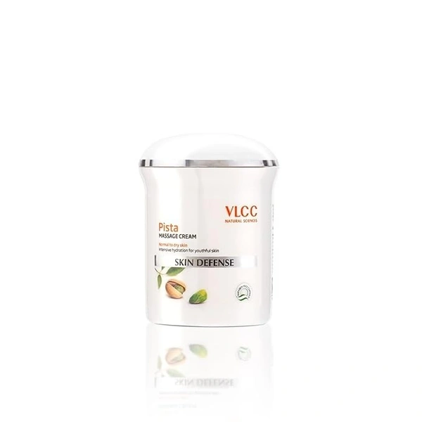 VLCC Pista Massage Cream 50g - For Intensive Hydration & Radiance | Improves Skin Complexion | Protects and Strengthens the Skin | Power of 10 Natural Extracts. 8906008450811
