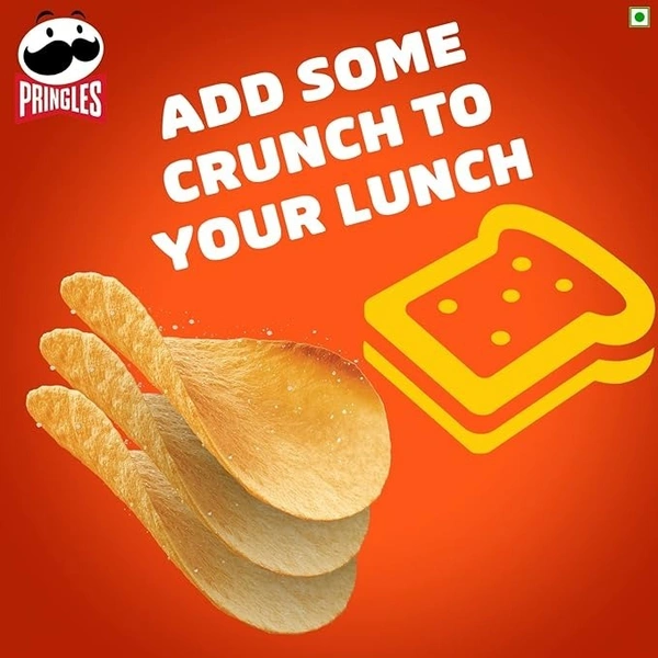 Pringles Original Potato Crisps, 107 g - 107