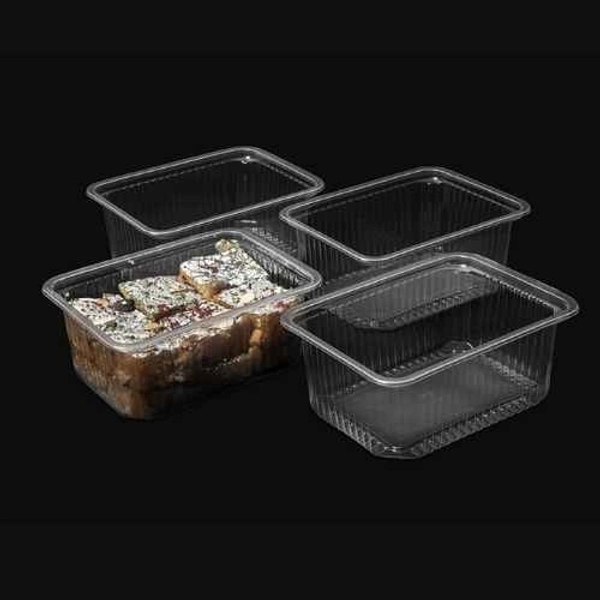 Paras Polymers Premium Quality Pastic Containers  - 1000 ML, Transparent