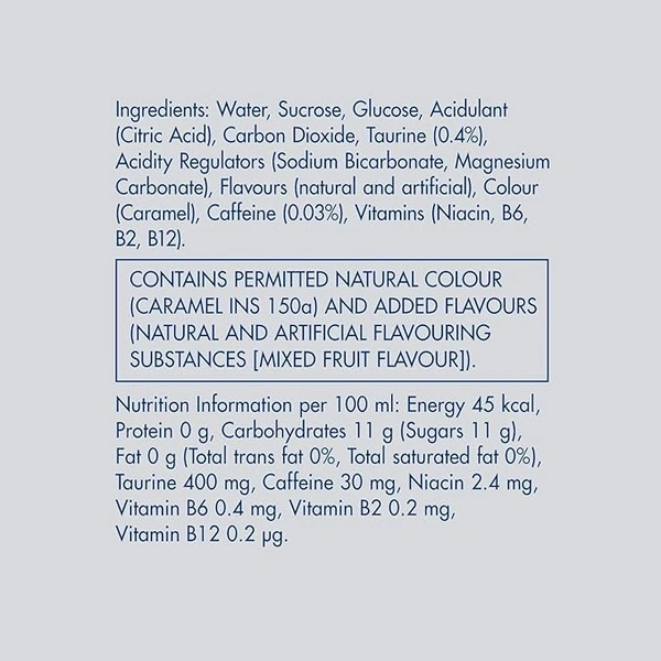 Red Bull Energy Drink, 250 ML Can, Mixed Fruit - 250 ml