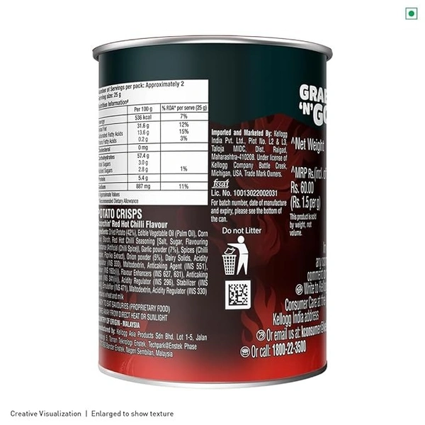 Pringles Scorchin Red Hot Chilli 40 g - 40g