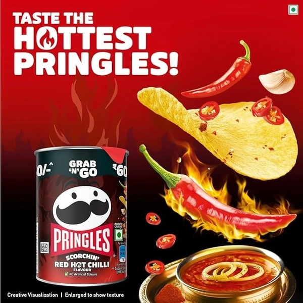 Pringles Scorchin Red Hot Chilli 40 g - 40g