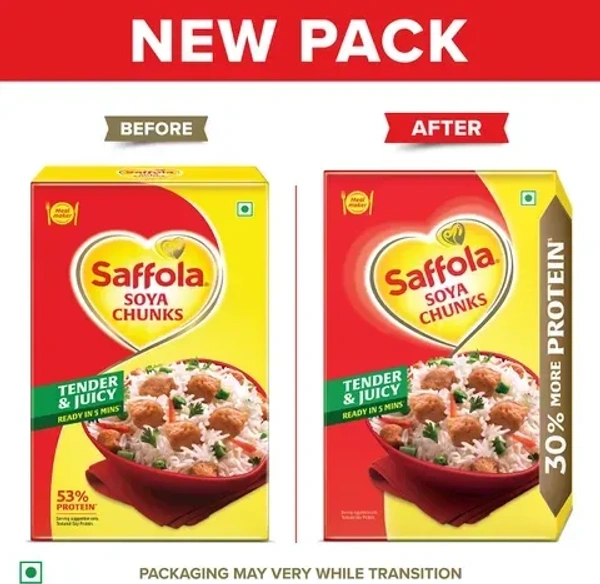 Saffola Soya Chunks 200 gm - 200 gm
