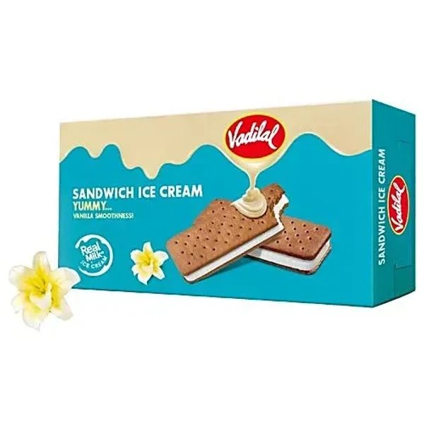 vanila icecream sandwhih   80 ml  - 80 ml