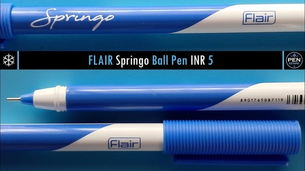 Flair Springo Ball Pen Blue - Blue