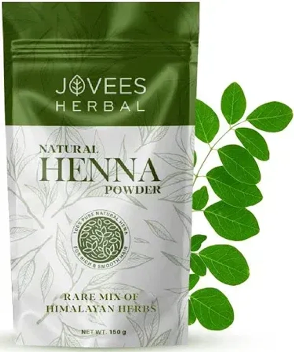 Jovees Herbal Mehandi/Henna Powder | With Amla, Shikakai & Brahmi Powder | For Extra Conditioning | Control Hair Fall & Repairs Damaged Hair 150g