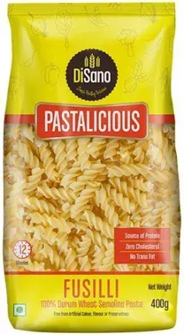 Disano Pastalicious Durum Wheat Fusilli Pasta