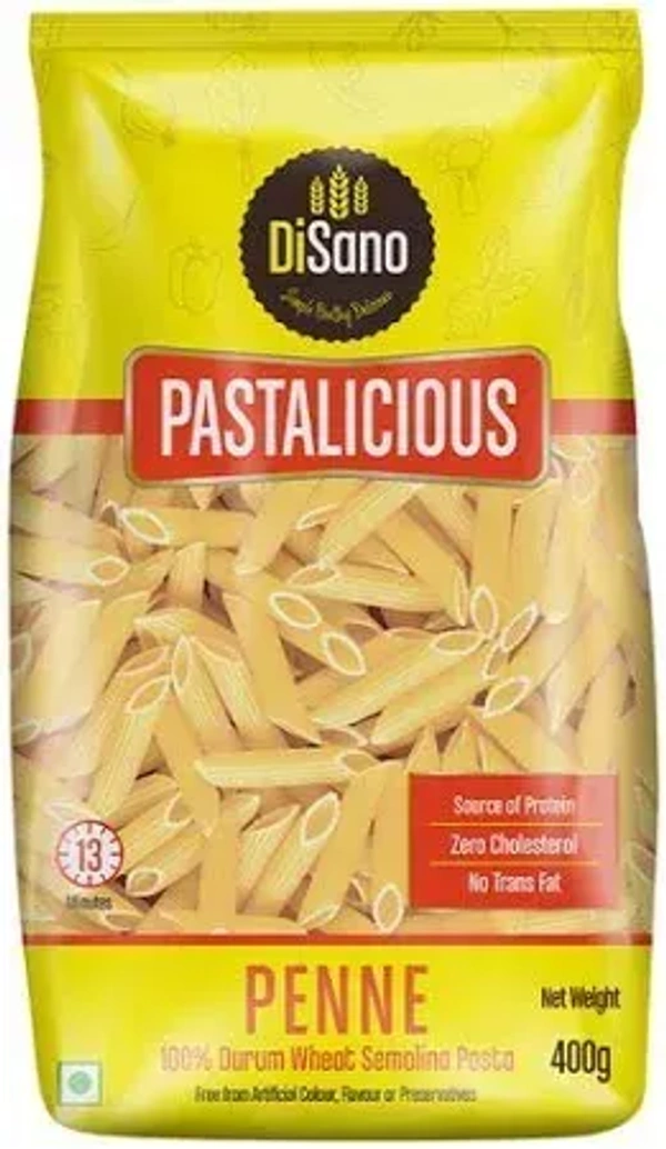 Disano Pastalicious Penne - 100% Durum Wheat Semolina 400 g 