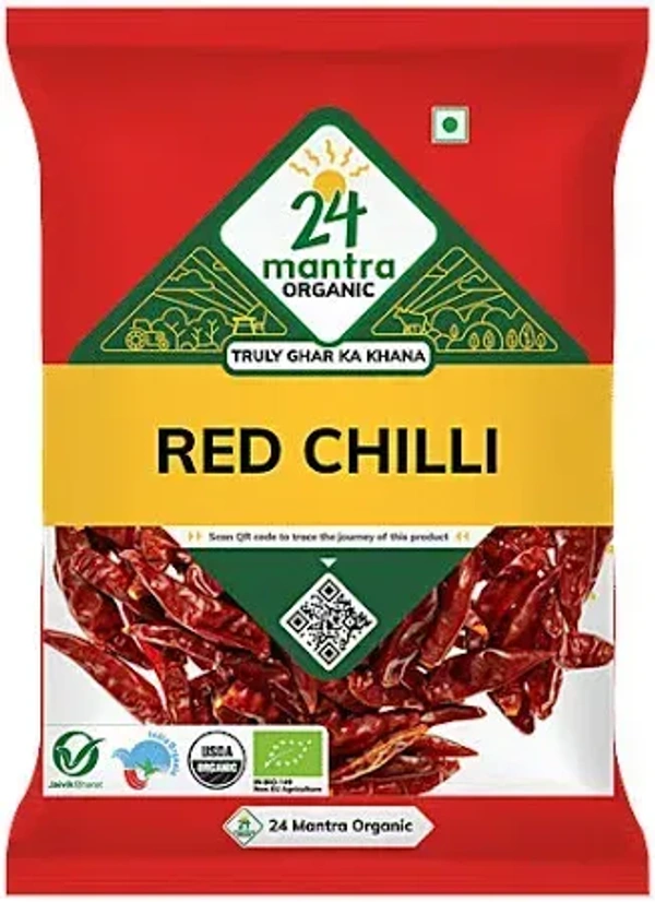 24 Mantra Organic Red Stick Chilly