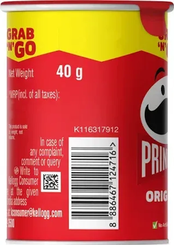 Pringles Original Potato Chips 40g - 40g