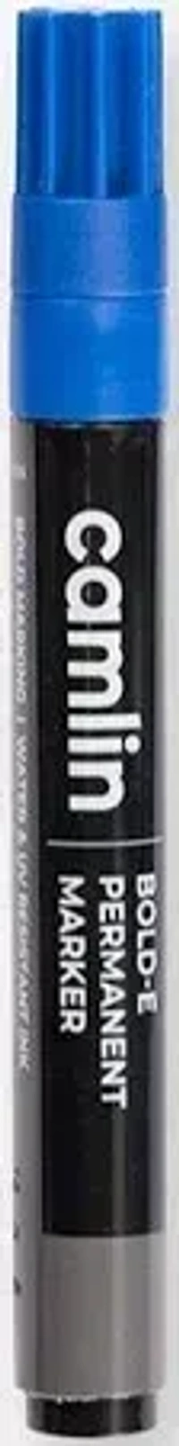 Camlin Permanent Marker, Bold  - Blue